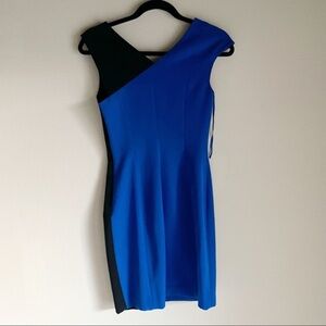 Jay Godfrey work dress blue black